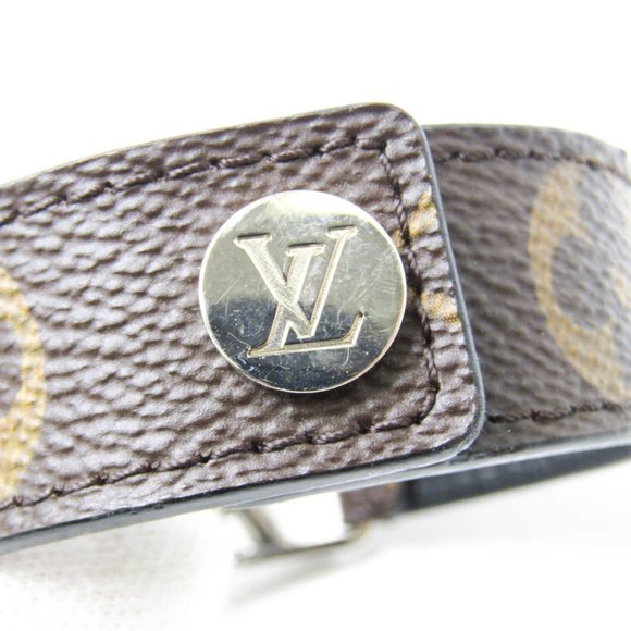 Louis Vuitton Hockenheim Bracelet M6141 Metal,Monogram Bangle Brown,Silver - Picture 8 of 12